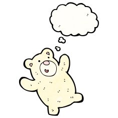 funny little polar bear cartoon N4