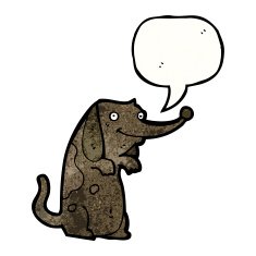 happy cartoon dog N3