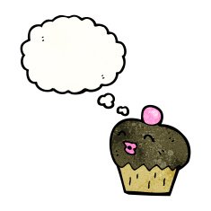 chocolate muffin cartoon N3