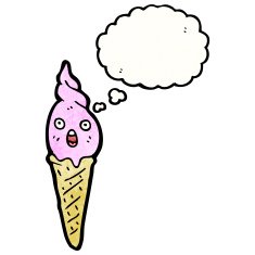 ice cream cone cartoon character N18