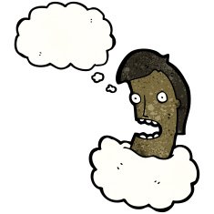 head in clouds cartoon N5
