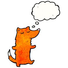 clever fox cartoon N2