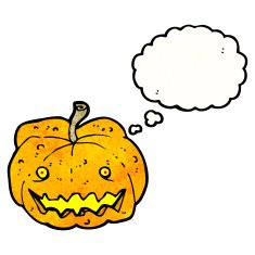 cartoon halloween pumpkin N51
