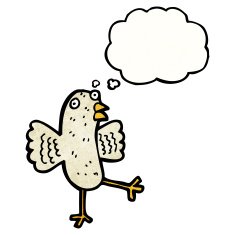 Cartoon Bird N456