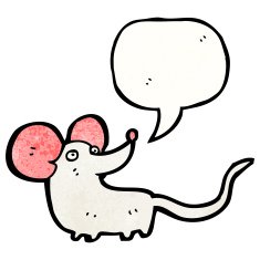 cartoon little mouse N20