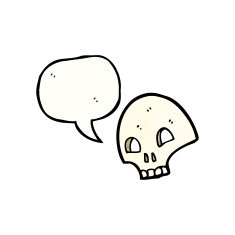 Cartoon Skull N96