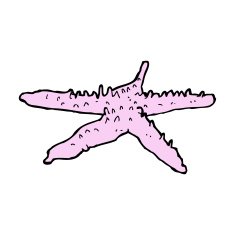 Cartoon Starfish N58