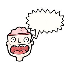 open brain head cartoon N5