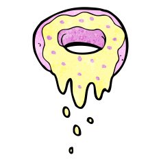 cartoon doughnut N6