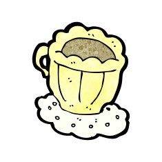 cartoon teacup N15