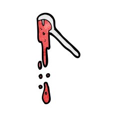 cartoon spoon of jam N4