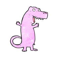 cartoon dinosaur N174