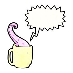 tentacle in teacup cartoon N5