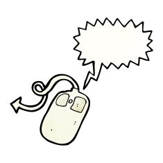 Cartoon Computer Mouse N22