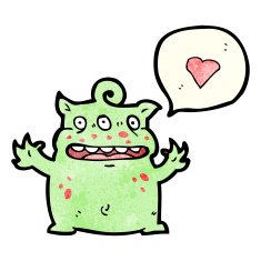 Cartoon Alien N141