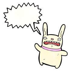 Crazy Cartoon Rabbit N7