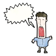 angry cartoon man N3