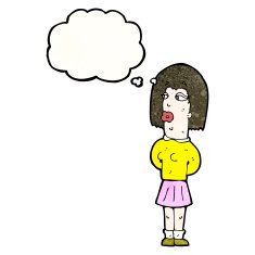 cartoon ugly woman N3