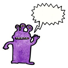friendly monster cartoon N11
