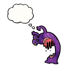cartoon crazy alien N13
