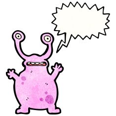 cartoon funny alien N4