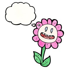 flower cartoon character N31