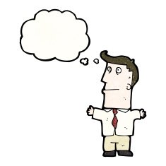 Cartoon Man Thinking N11