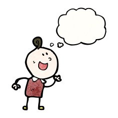 cartoon happy boy N280