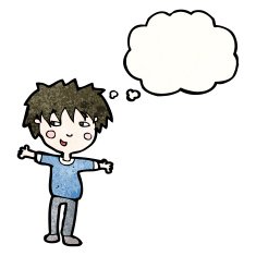 cartoon happy boy N281