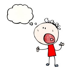 shocked doodle man cartoon N2