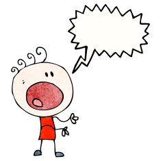 cartoon complaining boy N5