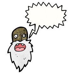 cartoon shouting old man N4