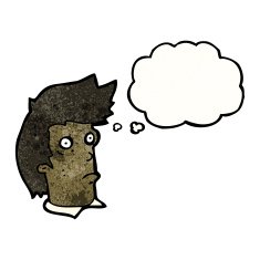 cartoon staring man N35