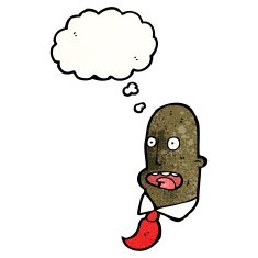 cartoon staring man N37