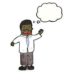 Cartoon Man Thinking N14
