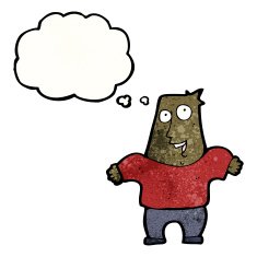 cartoon shrugging man N2