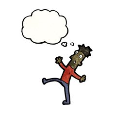 cartoon happy dancing boy N2