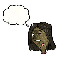 cartoon gasping woman N3