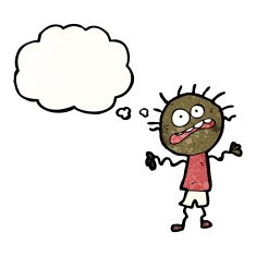 cartoon stressed boy N15