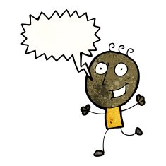 happy doodle man cartoon N7