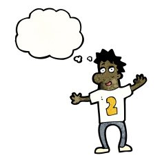 cartoon man in number two shirt N4