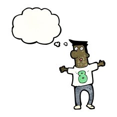 cartoon man in number eight shirt N4