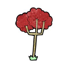 Cartoon Tree N195