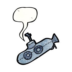 Cartoon Submarine N16