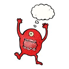 crazy cartoon monster N3