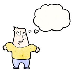 cartoon bald man N31