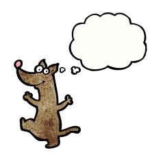 cartoon dancing dog N13