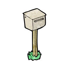 cartoon letter box N2