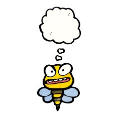 Angry Bee Cartoon N10