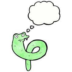 Cartoon Snake N243